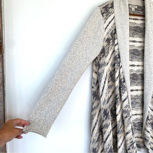 Lucky Brand open cardigan with waterfall front, in 💯 cotton - Picture 9 of 15